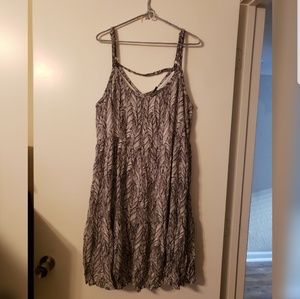 Torrid B&W Tiered Gauze Dress [2]